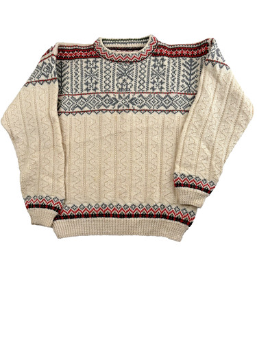 Damen norweger strickpullover - damen,
