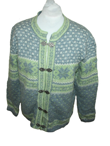 Fair isle damen - , strickjacke