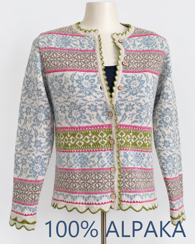 Oleana strickjacke damen - strickjacke, l