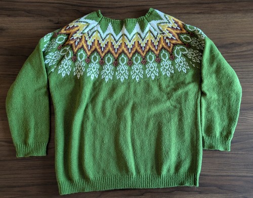 Pullover grün mit