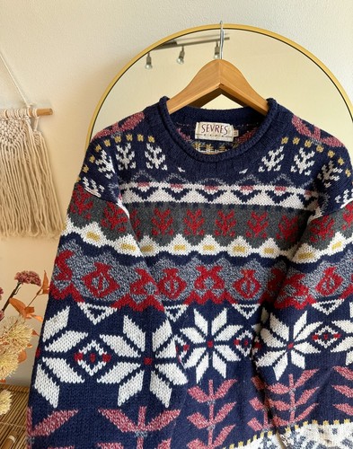 Vintage wollpullover dick - vintage,